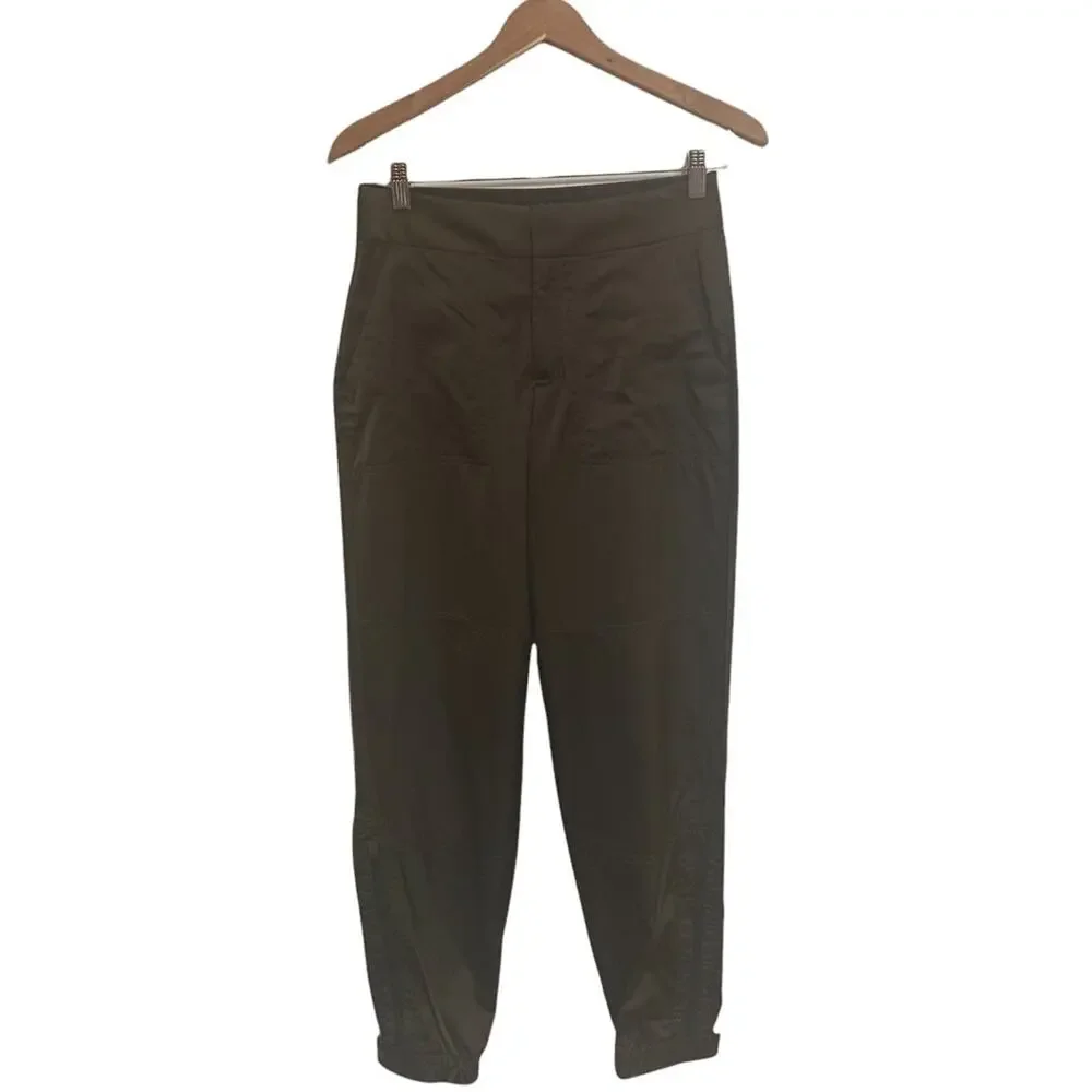 Athleta Radiant Joggers size 0 Tortuga Olive Green Athleisure Pants Travel